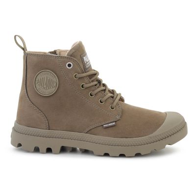 6. PALLADIUM PAMPA HI ZIP NBK 2 DUSKY GREEN 74981-308