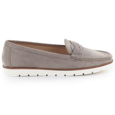 2. Półbuty damskie mokasyny zamszowe taupe Vice Versa 834280