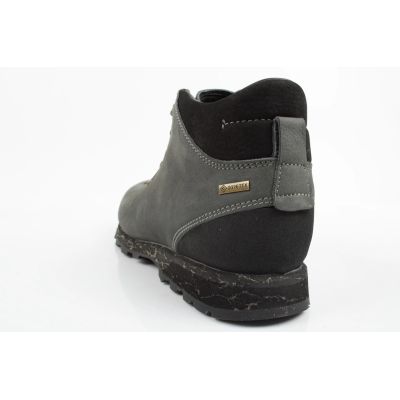 5. Aku Bellamont Gore-tex buty trekkingowe męskie turystyczne za kostkę szare