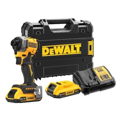 6. Zakrętarka udarowa DeWalt DCF850D2T 18V 2x 2.0Ah 3 biegowa 205Nm