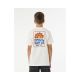 3. Koszulka chłopięca RIP CURL Pacific Rinse Sunrise Tee-Boy biała
