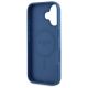7. Etui Guess 4G Flowers Print MagSafe na iPhone 16 6.1" - niebieskie