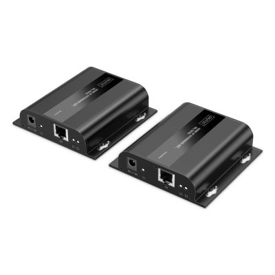 3. Przedłużacz (extender) po skrętce kat.6 HDMI 4K/60Hz przez IP 1G lub do 120m/200m, max. 253 odbiorniki, sterowanie IR - zestaw