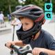 17. Kask rowerowy full-face Meteor Lupus S 48-52 cm czarny/czerwony
