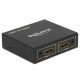 DeLOCK 87701 rozgałęziacz telewizyjny HDMI 2x HDMI