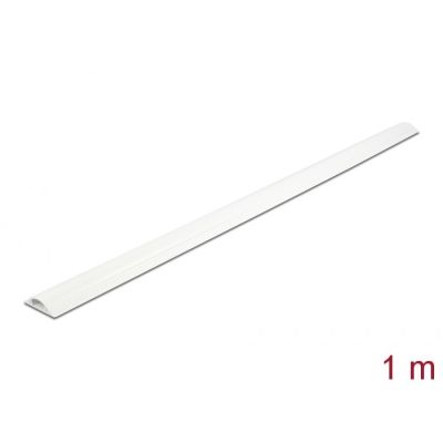 2. DeLOCK Korytko kablowe 30 x 8 mm - długość 1 m białe