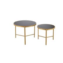 TABLE COFFEE FATIMA D63-48CM BLACK