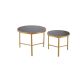 TABLE COFFEE FATIMA D63-48CM BLACK