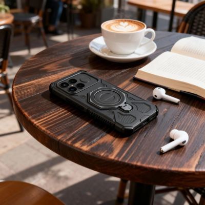12. Etui Tech-Protect TacticStand MagSafe na Xiaomi Poco F8 Ultra - czarne