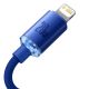 7. Kabel Baseus CAJY000203 Lightning - USB-C PD 20W 480Mb/s 1,2m - niebieski