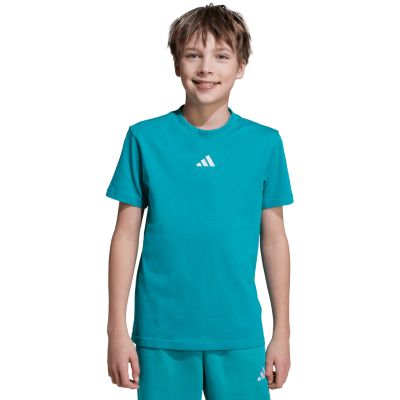 11. Koszulka dla dzieci adidas Essentials Tee 160 zielona JW0005