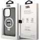 8. Etui Karl Lagerfeld Ring Stand Karl Head MagSafe do iPhone 15 Pro - czarne