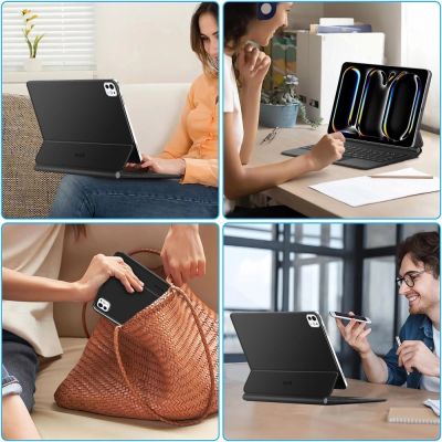 11. Etui Tech-Protect SmartCase Magnetic na iPad Pro 13” 7 / 8 2024-2025 - czarne