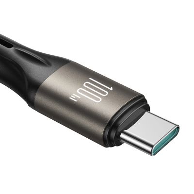 4. Kabel Joyroom Light-Speed Series S-A25 USB-C / USB-C 100W 1.2m - czarny