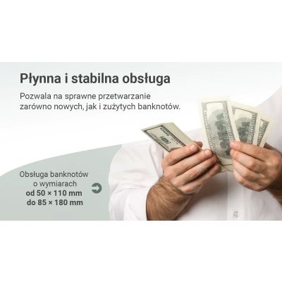 11. Extralink LockStar MG X-300 | Profesjonalna liczarka nominałowa do banknotów | UV, IR