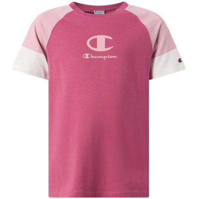 2. Koszulka dla dzieci Champion SS Tee różowa 307719 PS029