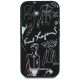 3. Etui Karl Lagerfeld Grained Pattern & Logo MagSafe na iPhone 16 - czarne