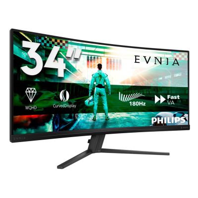 47. Monitor komputerowy Philips Evnia 34M2C3500L/00 86,4 cm (34") 3440 x 1440 px Wide Quad HD LCD Czarny