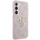 4. Etui Guess 4G Big Metal Logo na Samsung Galaxy S23 - różowe