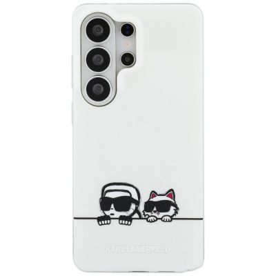 3. Etui Karl Lagerfeld IML Peekaboo Karl&Choupette MagSafe na Samsung Galaxy S26 Ultra - przezroczyste