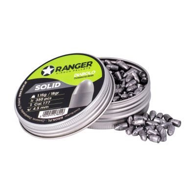 Śrut 4,5 mm RANGER Diabolo Professional Solid półokrągły 350 szt. 1,15 g