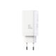 3. Ładowarka sieciowa Joyroom JR-TG10 65W GaN 2x USB-C + USB-A z kablem 100W USB-C - USB-C 1.2m - biała