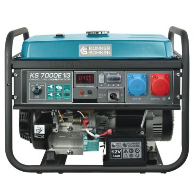 5. KÖNNER & SÖHNEN AGREGAT/GENERATOR BENZYNOWY 5,0kW 230/400V ROZRUCH ELEKTRYCZNY AVR VST KS7000E-1/3