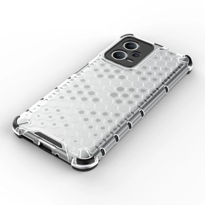 13. Honeycomb etui do Xiaomi Redmi Note 12 5G / Poco X5 5G pancerny hybrydowy pokrowiec czarne