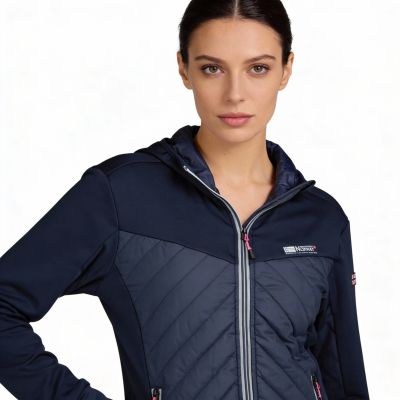 6. Geographical Norway Softshell TRIANGLE NAVY / PINK DB LADY 024 (WY3257F/GN/Navy / Pink)