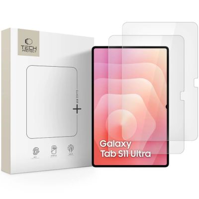 Szkło hartowane Tech-Protect Glass Fit+ 2-pack na Samsung Galaxy TAB S8 ULTRA / S9 ULTRA / S10 ULTRA / S11 ULTRA 14.6 - przezroczyste