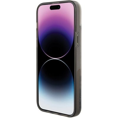 5. Etui Karl Lagerfeld Liquid Glitter Choupette do iPhone 15 Plus - przezroczyste