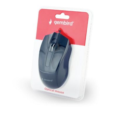 2. Mysz GEMBIRD MUS-3B-01 (optyczna; 1000 DPI; kolor czarny)