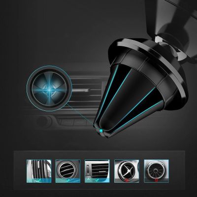 8. Wozinsky uchwyt magnetyczny do kratki samochodu czarny (WMH-04)