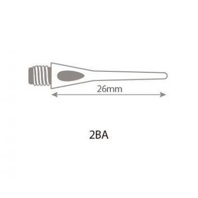 2. Końcówki do rzutek Softip Harrows Spare Dimple 100 szt BOX