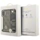 9. Etui Guess 4G Strass Logo & Big Strap Metal Buttons MagSafe na iPhone 17 - brązowe