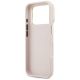7. Etui Guess Grained Big 4G & Stand Camera na iPhone 17 Pro - różowe