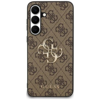 4. Etui Guess Big 4G Classic Logo na Samsung Galaxy S25 FE - brązowe