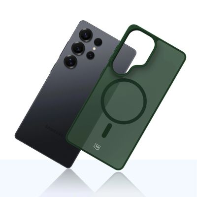11. Etui 3mk Smoke MagCase na Samsung Galaxy S25 Ultra - zielone-półprzezroczyste