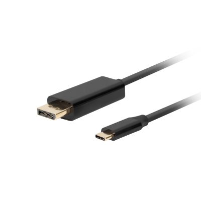 LANBERG KABEL USB-C(M)->DISPLAYPORT(M) 3M 4K 60HZ CZARNY CA-CMDP-10CU-0030-BK