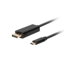 LANBERG KABEL USB-C(M)->DISPLAYPORT(M) 3M 4K 60HZ CZARNY CA-CMDP-10CU-0030-BK