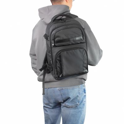 34. Plecak Wozinsky WPW-20L z kieszenią na laptopa podróżny 40x20x25 cm do luku bagażowego - czarny
