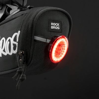 4. Torba rowerowa Rockbros G007 Flash Journey podsiodłowa 0.8 l - czarna