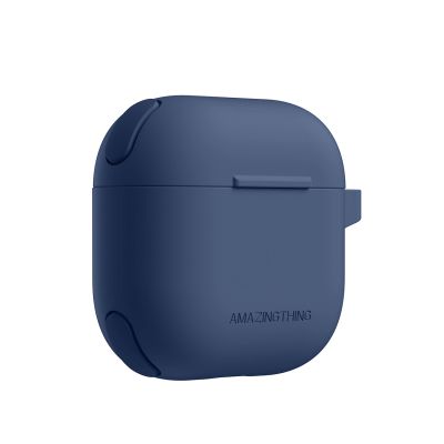 2. Etui AMAZINGTHING Omni Case do AirPods 4 - ciemnoniebieskie