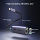 7. Adapter Ugreen CM648 USB-C do RJ45 Ethernet 2.5G - szary