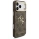 4. Etui Guess 4G Big 4G Classic Logo Big Strap Metal Buttons na iPhone 17 Pro Max - brązowe