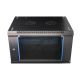 14. Extralink Szafa rack 6U 600x600 Czarna montowana na ścianie