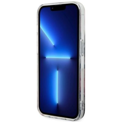 5. Etui Guess Flower MagSafe na iPhone 14 Pro - zielone