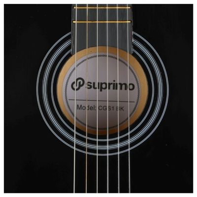 11. SUPRIMO CGS1 BK - gitara klasyczna 4/4, czarna