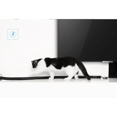 6. Maskownica Ugreen LP121 30819 organizer do kabli 3m - czarna