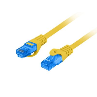 4. LANBERG PATCHCORD S/FTP KAT.6A 3M ŻÓŁTY LSZH CCA (FLUKE PASSED) PCF6A-10CC-0300-Y